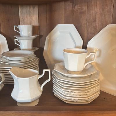 LOT 88: Johnson Brothers Heritage White China Collection