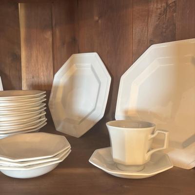 LOT 88: Johnson Brothers Heritage White China Collection