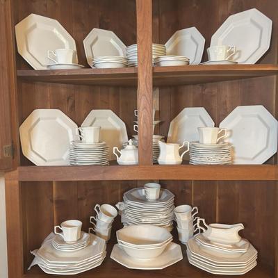 LOT 88: Johnson Brothers Heritage White China Collection