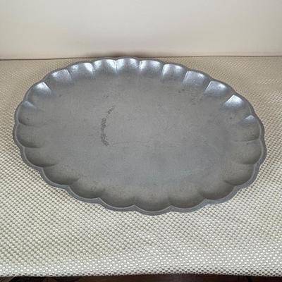 LOT 92: Empire Pewter Weighted Candle Sticks, Wilton Armetale Plough Tavern Soup Tureen w/Lid & Ladle. Wilton Armetale Pewter Serving...