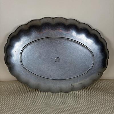 LOT 92: Empire Pewter Weighted Candle Sticks, Wilton Armetale Plough Tavern Soup Tureen w/Lid & Ladle. Wilton Armetale Pewter Serving...