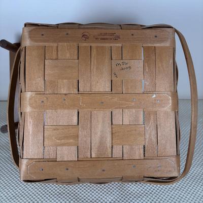 LOT 93: Longaberger Pie Basket, Cuisinart 14" Oval Baker Dish, Waffle Cone Ice Cream Bowls w/Spoons, William & Sonoma Cookies...