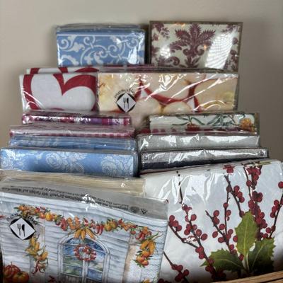 LOT 93: Longaberger Pie Basket, Cuisinart 14" Oval Baker Dish, Waffle Cone Ice Cream Bowls w/Spoons, William & Sonoma Cookies...