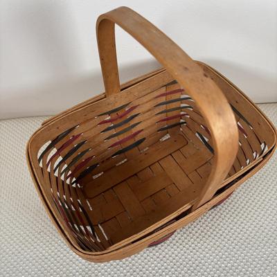 LOT 98: Longaberger Holiday Basket, Princess House Embossed Trio of Star Plates Snowman on Bicycle Music Box, It's a Wonderful Life...