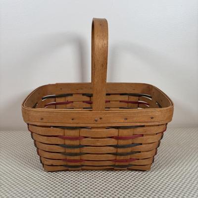 LOT 98: Longaberger Holiday Basket, Princess House Embossed Trio of Star Plates Snowman on Bicycle Music Box, It's a Wonderful Life...