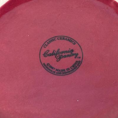 LOT 99: Serving Platter, Cake Stand: California Pantry, Pier One, Chantel, Ceriart etc..