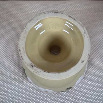 LOT 101: Vintage Stangl Pottery "White Dogwood" Pedestal Bowl & More along with Wedgewood Saucer, Goodes English Lavendar...