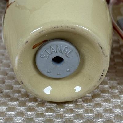 LOT 101: Vintage Stangl Pottery "White Dogwood" Pedestal Bowl & More along with Wedgewood Saucer, Goodes English Lavendar...