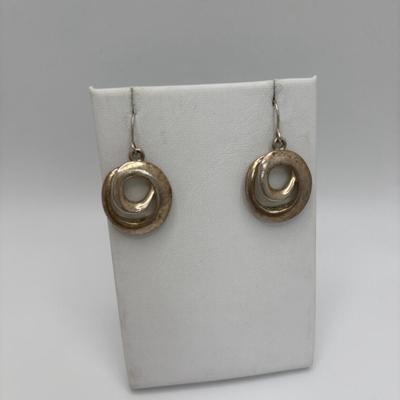 LOT 104: Beaded Necklace Collection Featuring an Art Glass Pendant along with 2 Pair of Dangle Earrings