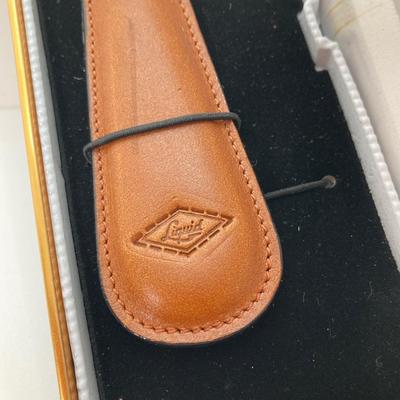 LOT 109: Fashion Jewelry Collection - Choker Necklace, Beaded Cuff Bracelet and Dangle Earrings with Leather "Liquid" Key Chain