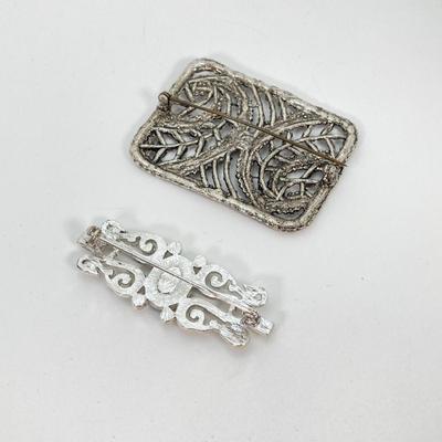 LOT 110: Vintage Jewelry Collection - Cameo Brooch, Premier and Regency Pins and More