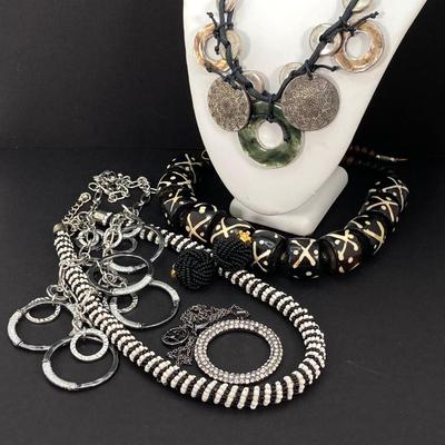 LOT 114: Collection of Fashion Necklaces - Trifari and More
