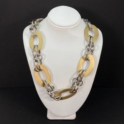 LOT 117: All That Glitters - Tagged Gold Tone Necklace Collection