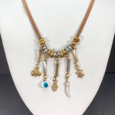 LOT 117: All That Glitters - Tagged Gold Tone Necklace Collection