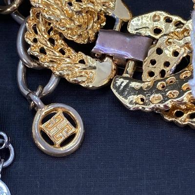 LOT 117: All That Glitters - Tagged Gold Tone Necklace Collection