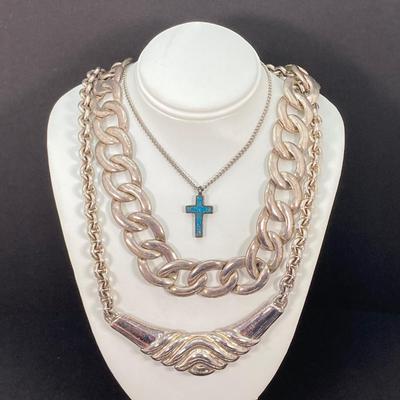 LOT 119: Silver Tone Jewelry Collection - Lci, Napier, Trifari and More