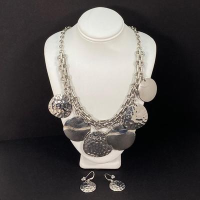 LOT 119: Silver Tone Jewelry Collection - Lci, Napier, Trifari and More