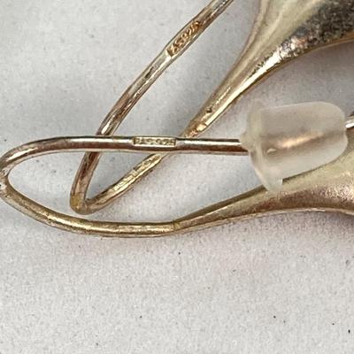 LOT 120: Sterling Silver Jewelry Collection - Necklace and Earrings