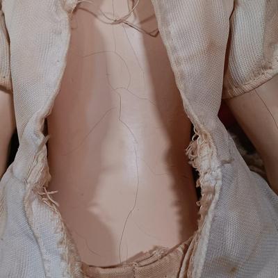 LOT 121: Vintage Composite Doll with Boyd's Bears