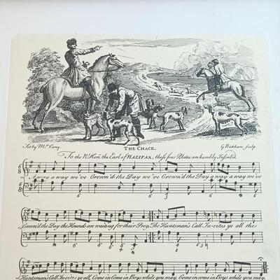 LOT 129: Set of (6) Framed Sheet Music Reproductions