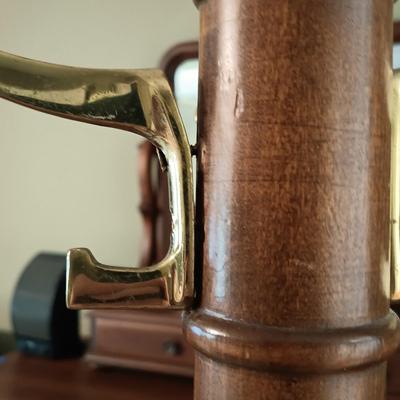 LOT 130: Vintage Coat and Hat Rack