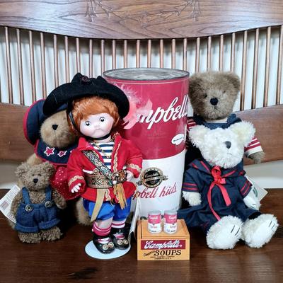 LOT 131: Campbell's Soup Pirate Boy with Boyd's Bears