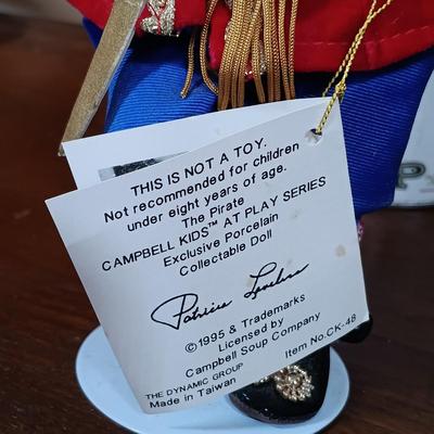 LOT 131: Campbell's Soup Pirate Boy with Boyd's Bears