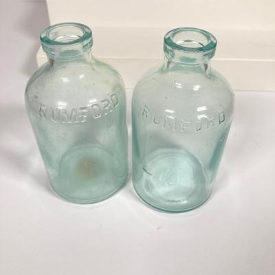 LOT 215: Collection of Vintage / Antique Glass Bottles