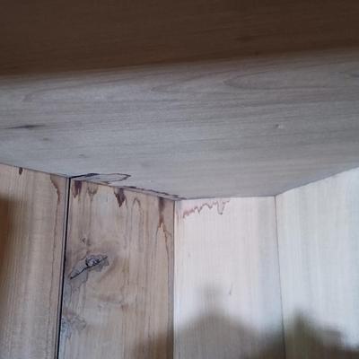 LOT 220: Antique Corner Hutch