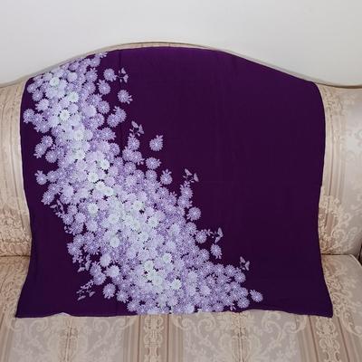 LOT 222: Olinala Lacquered Wood Tray, Serizawa Japanese Wrapping Cloth & Fashion Scarves