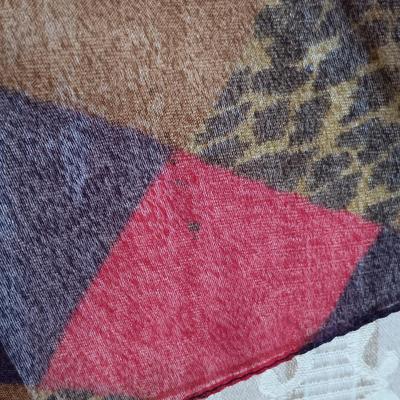 LOT 222: Olinala Lacquered Wood Tray, Serizawa Japanese Wrapping Cloth & Fashion Scarves