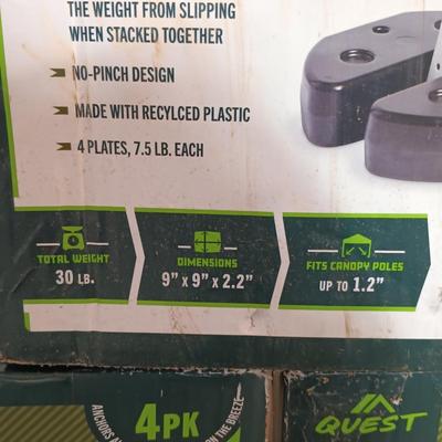 LOT 225: Quest Canopy Weight Plates