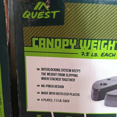 LOT 225: Quest Canopy Weight Plates