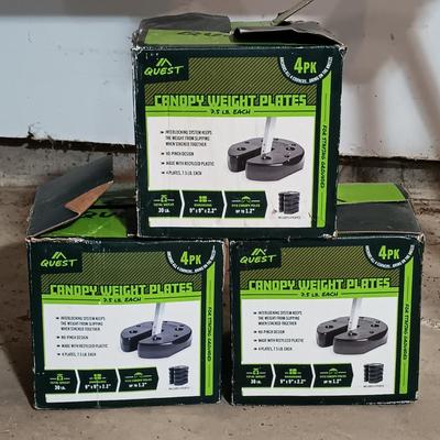 LOT 225: Quest Canopy Weight Plates