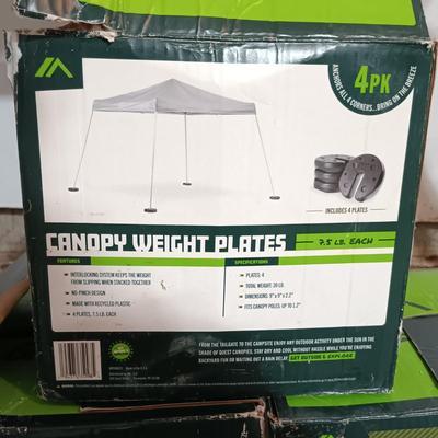 LOT 225: Quest Canopy Weight Plates