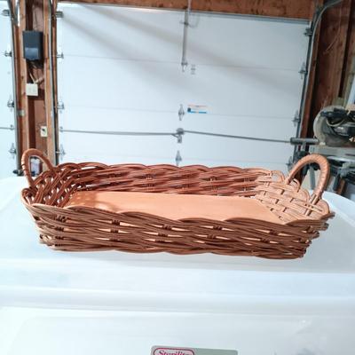 LOT 228: Ransbottom Roseville 1qt Crock, Amber Glass Pedestal Vase, Hobnail Bud Vase & More