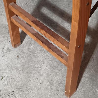 LOT 229: Set of (4) Stakmore Co. Folding Chairs with an Ames Brand Card Table