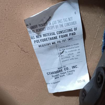 LOT 229: Set of (4) Stakmore Co. Folding Chairs with an Ames Brand Card Table