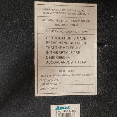 LOT 229: Set of (4) Stakmore Co. Folding Chairs with an Ames Brand Card Table