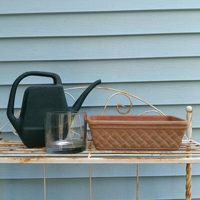 LOT 230: Garden Collection- York Pottery, Haeger Pottery, Vaserie Italian Terra Cotta & More