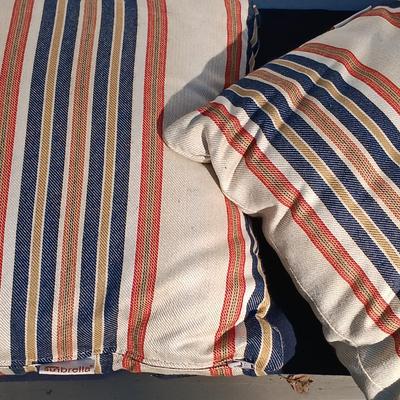 LOT 231: Outdoor Painted Wooden Porch Pew