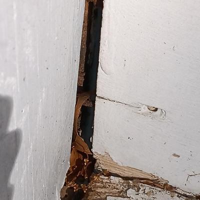 LOT 231: Outdoor Painted Wooden Porch Pew