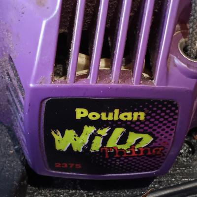 LOT 233: Remington Tree Trimmer, Poulan Wild Thing Chain Saw, Gardening Tools & Yard Games