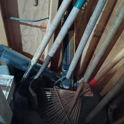 LOT 233: Remington Tree Trimmer, Poulan Wild Thing Chain Saw, Gardening Tools & Yard Games