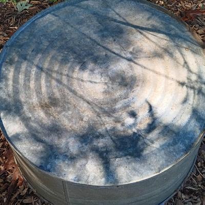 LOT 234: Garden Collection- Galvanized Metal Buckets, Enamel Bucket, Metal Plant Stand, Tomato Cages & More