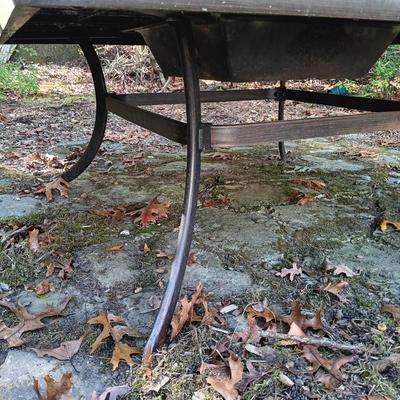 LOT 236: Metal and Tile Fire Pit