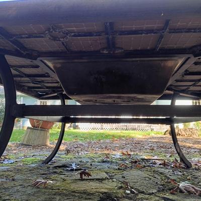 LOT 236: Metal and Tile Fire Pit