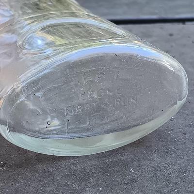 LOT 239: Leone Industries Commemorative Glass Jars & Micrin Oral Antiseptic Glass