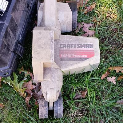 LOT 240: Dewalt DC011 Radio, DC330 Jig Saw, Craftsman Edge Trimmer & More