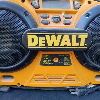LOT 240: Dewalt DC011 Radio, DC330 Jig Saw, Craftsman Edge Trimmer & More